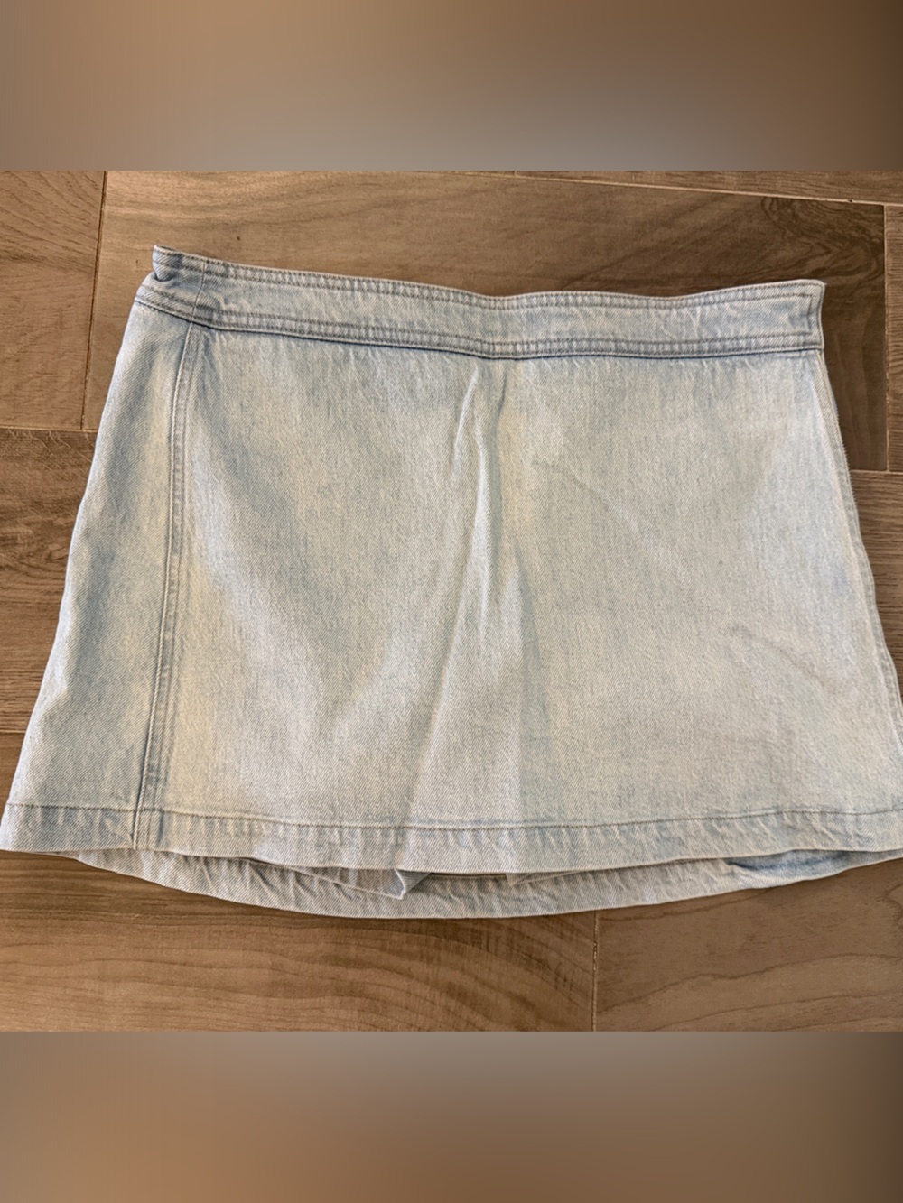J.Crew Light Blue Denim Skort, Sz 8 NWT